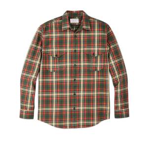Lightweight Alaskan Guide Shirt - Silver Pine / Burnt Red Plaid