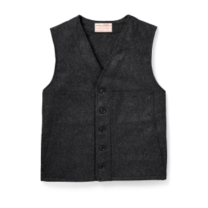 Mackinaw Wool Vest - Charcoal