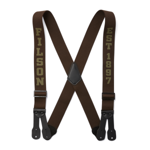 Filson Logger Suspenders - Dark Brown