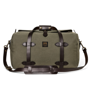 Small Rugged Twill Duffle Bag - Otter Green