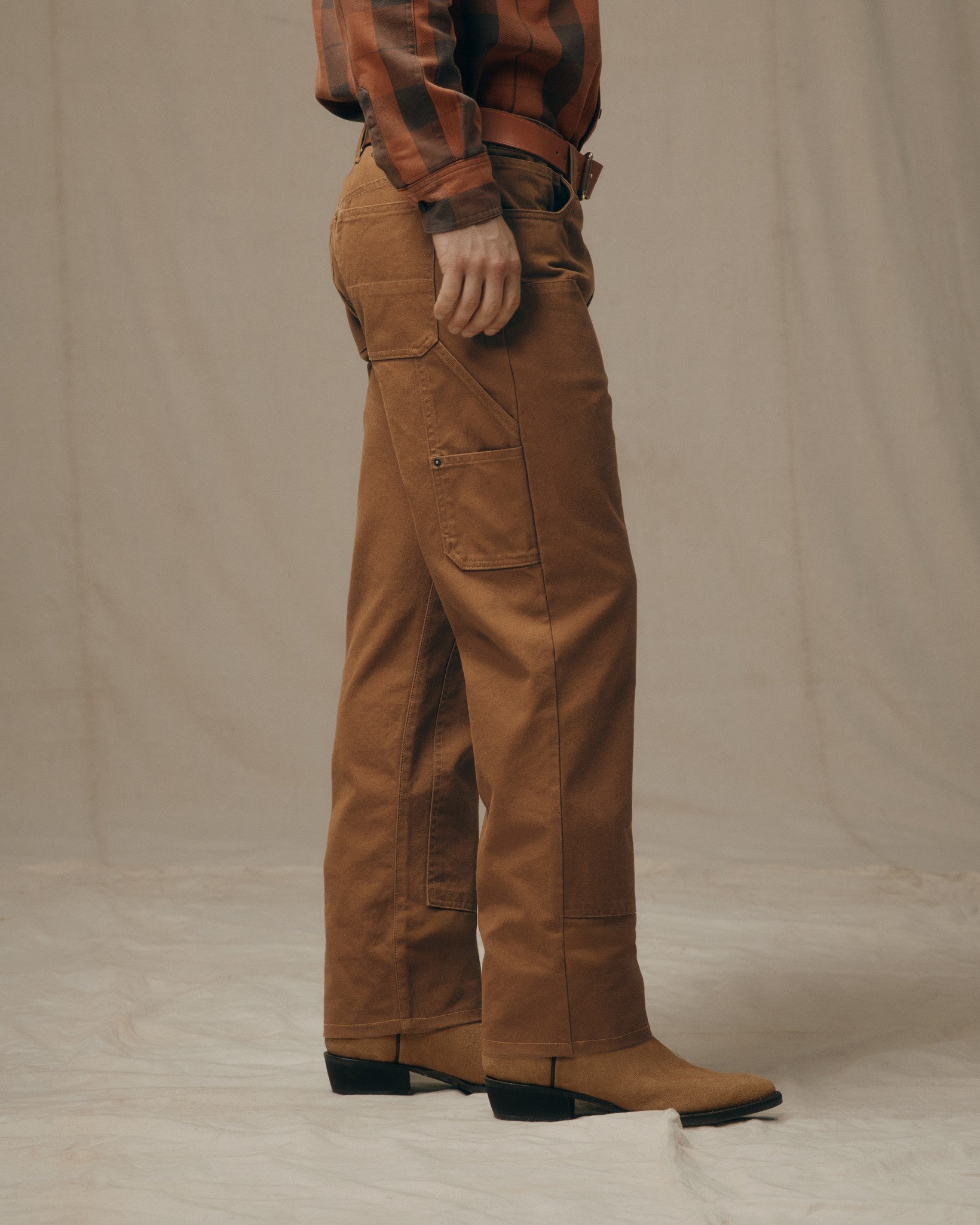 Dry Tin Double Front Pants - Whiskey - Image 3