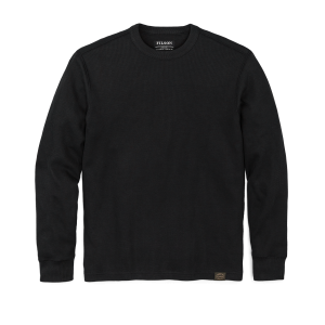 Waffle Knit Thermal Crewneck - Navy