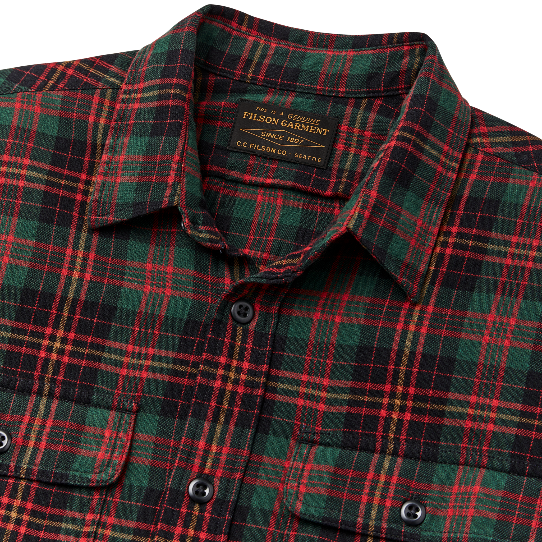 Scout Shirt - Pine / Copper Plaid - Image 4