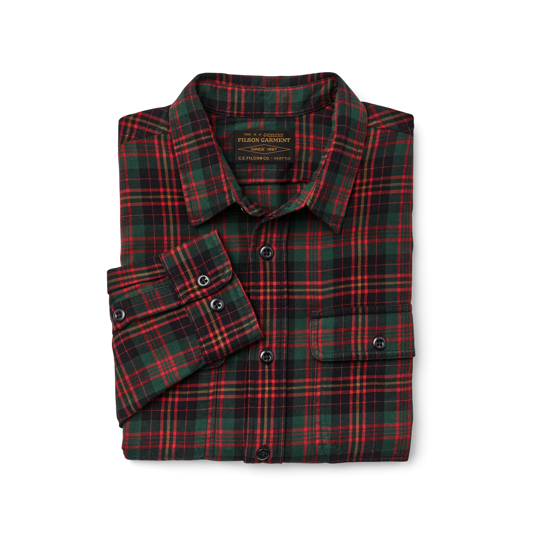 Scout Shirt - Pine / Copper Plaid - Image 3