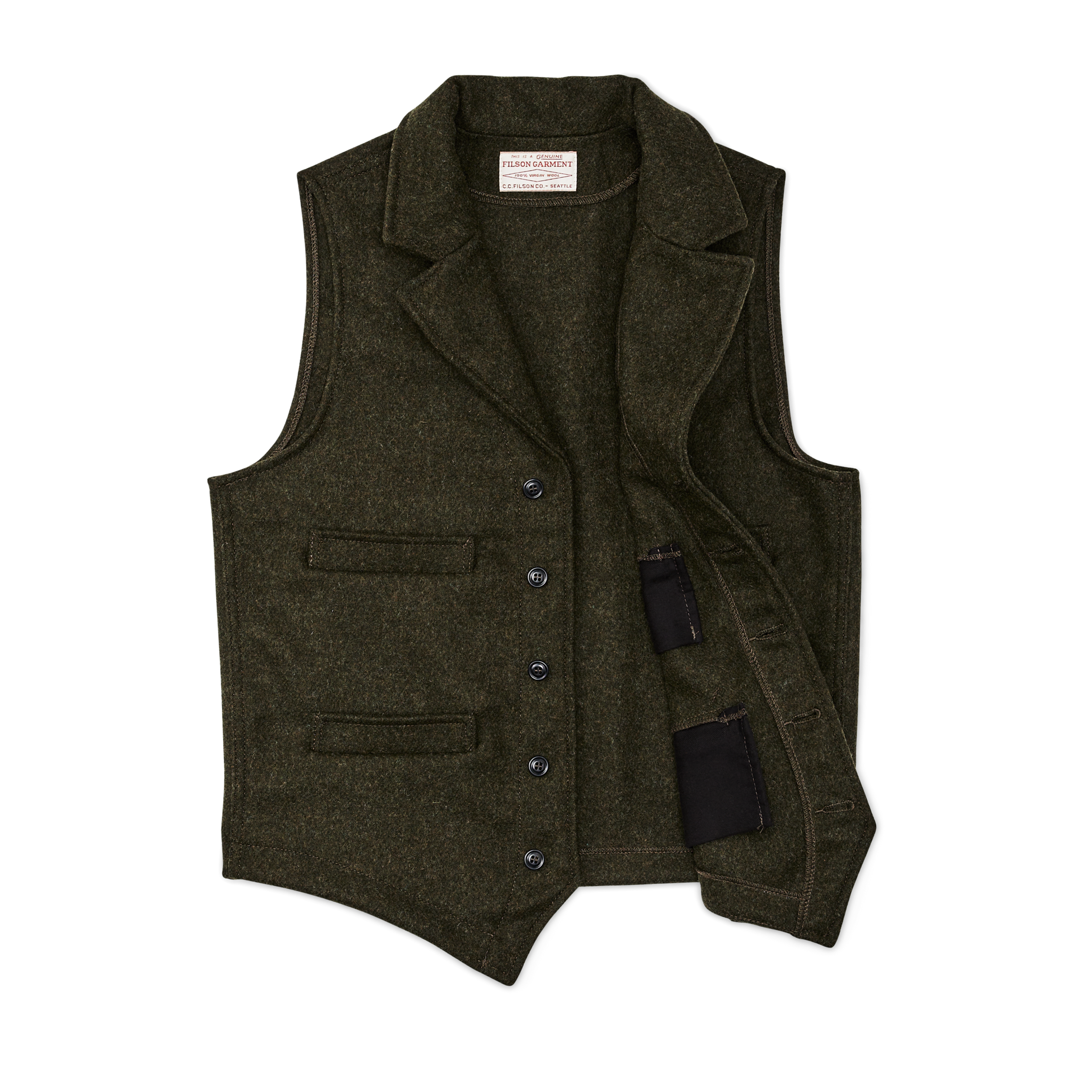 Western Vest - Forest Green - Image 5