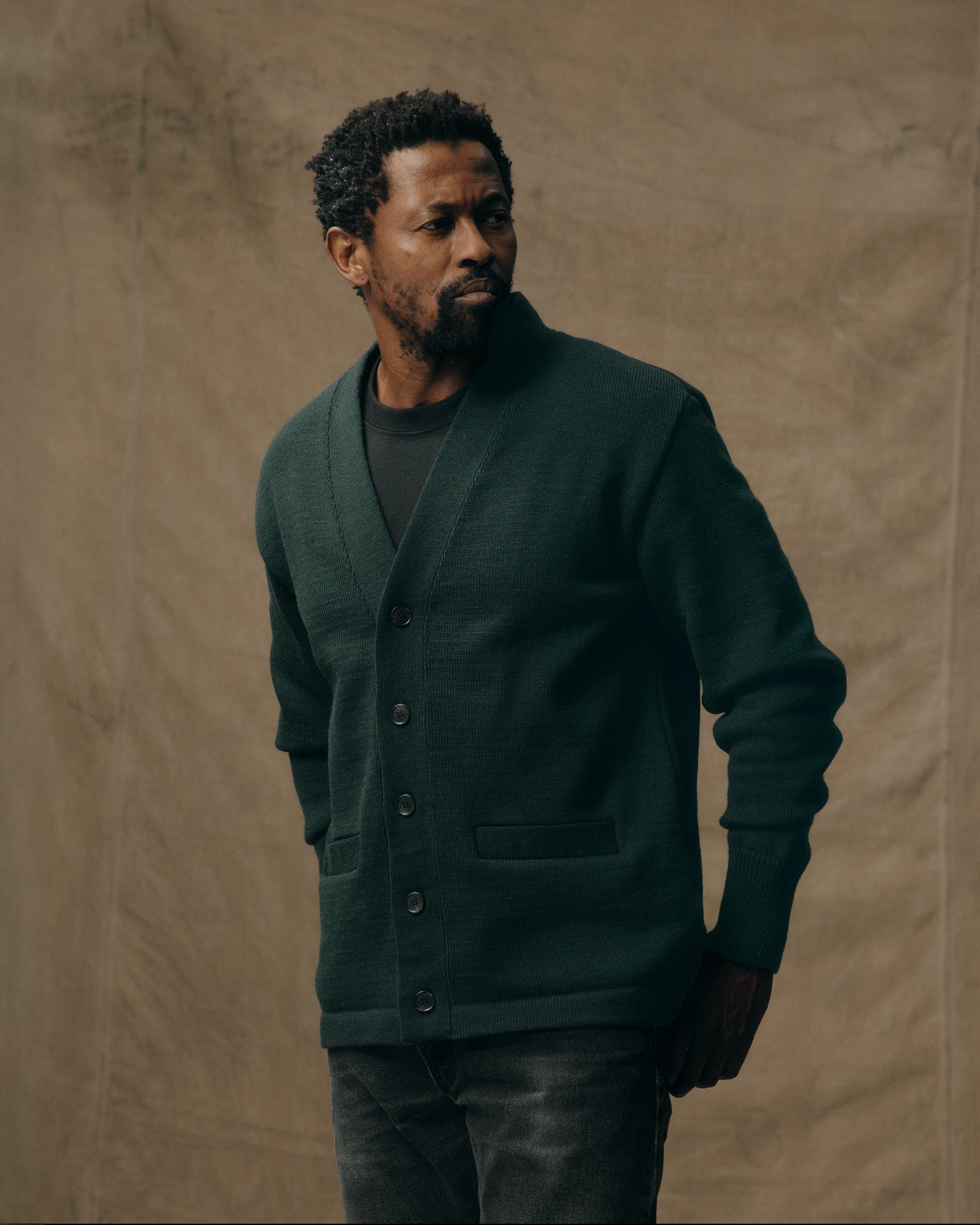 Guide Cardigan Sweater - Fir - Image 4