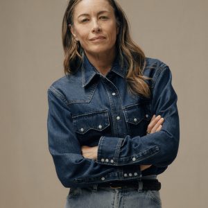 Women's Denim Western Shirt - Medium Indigo